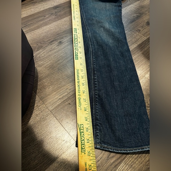 American Eagle Outfitters Indigo Straight Leg size 10 denim neutral classic - Picture 5 of 15